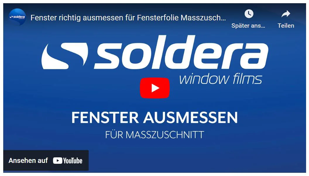 Fensterfolie anbringen – Anleitung mit Video