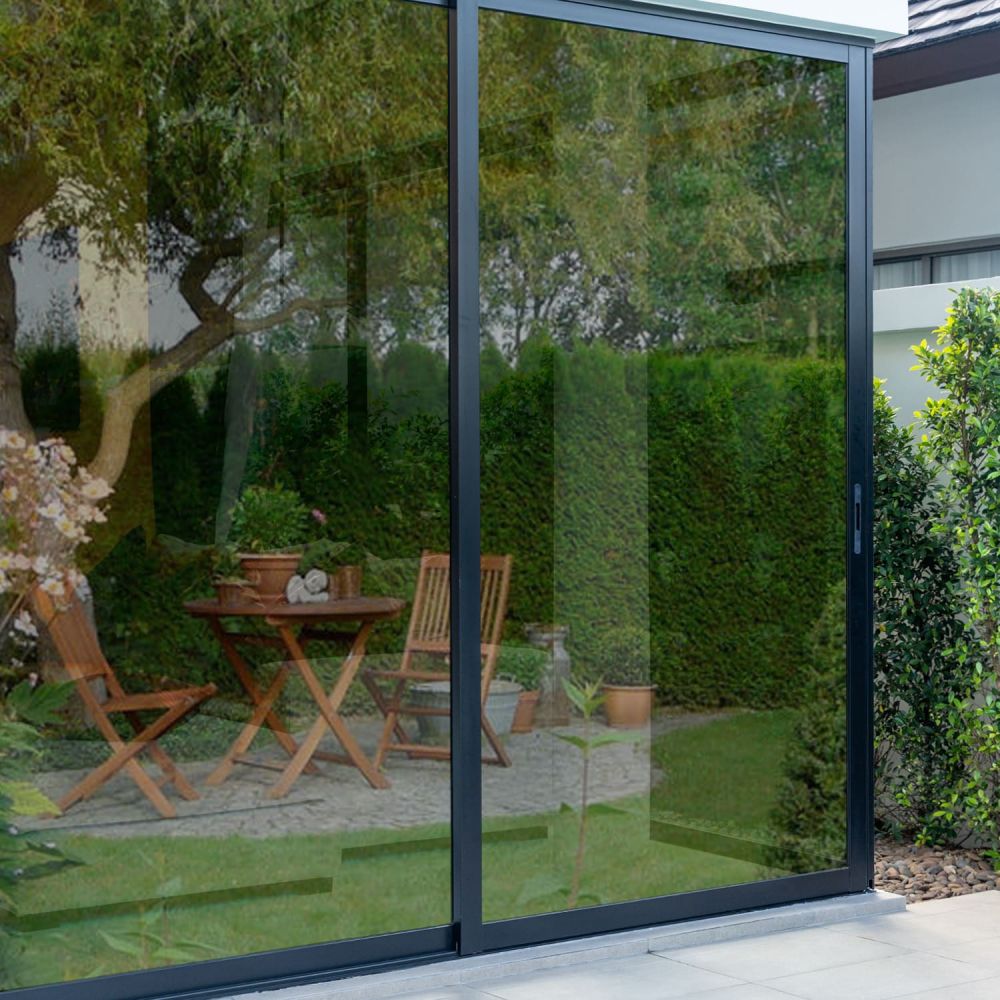 Sonnenschutz- & Sicherheitsfolie außen SOL-20X-4mil silber dunkel