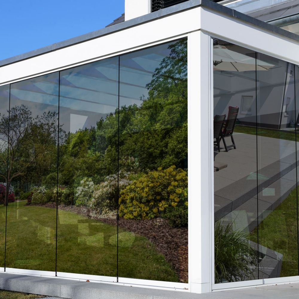 Sonnenschutz- & Sicherheitsfolie außen SOL-20X-4mil silber dunkel