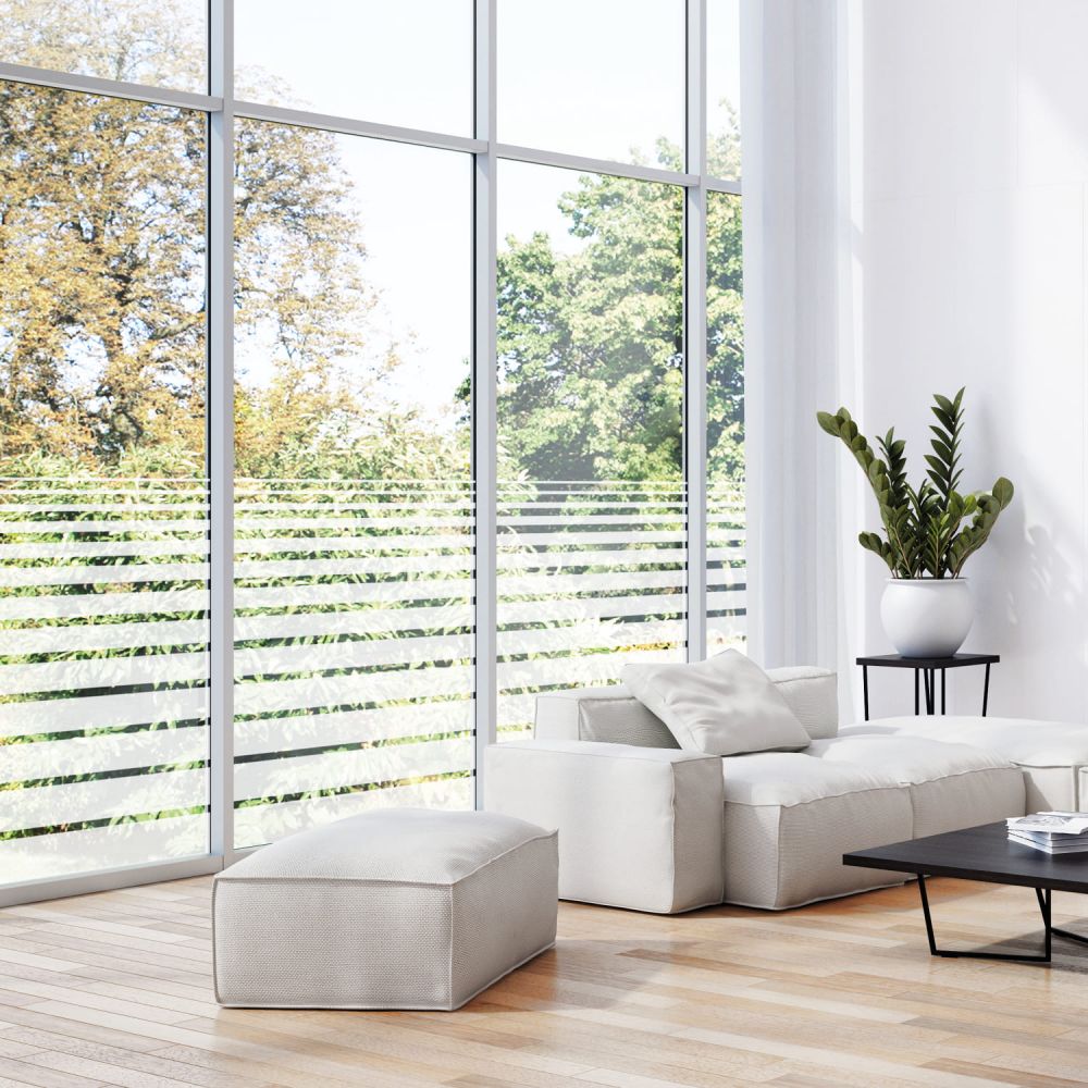 Milchglasfolie SOL-DF16 Horizontale Streifen Milchglasfolie SOL-DF16 Horizontale Streifen