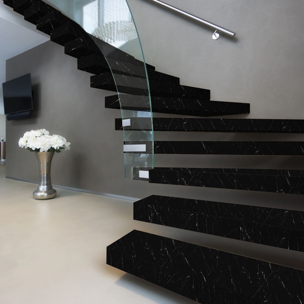 Aschschwarzer Marmor