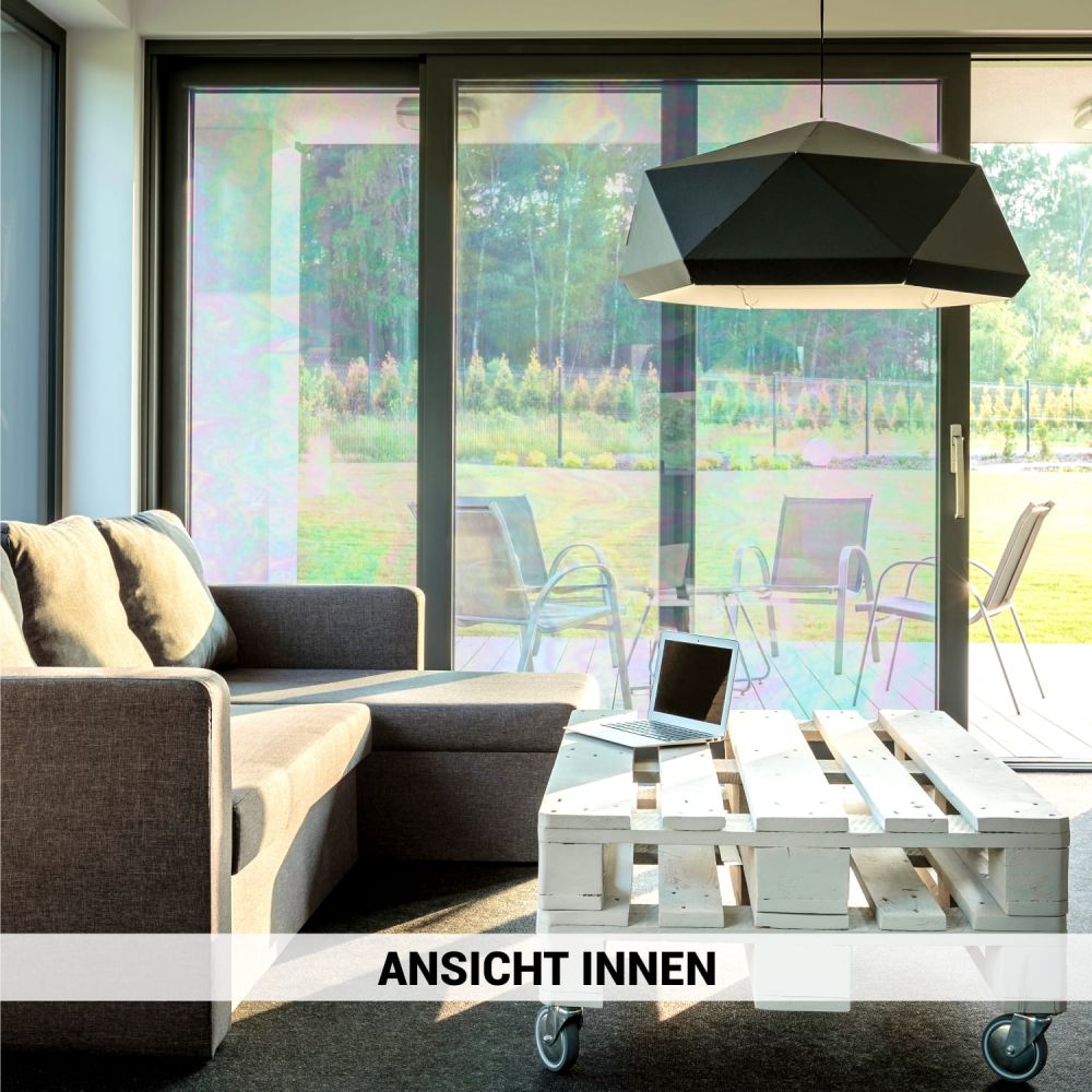 Sonnenschutzfolie innen SOL‑rbw rainbow winter