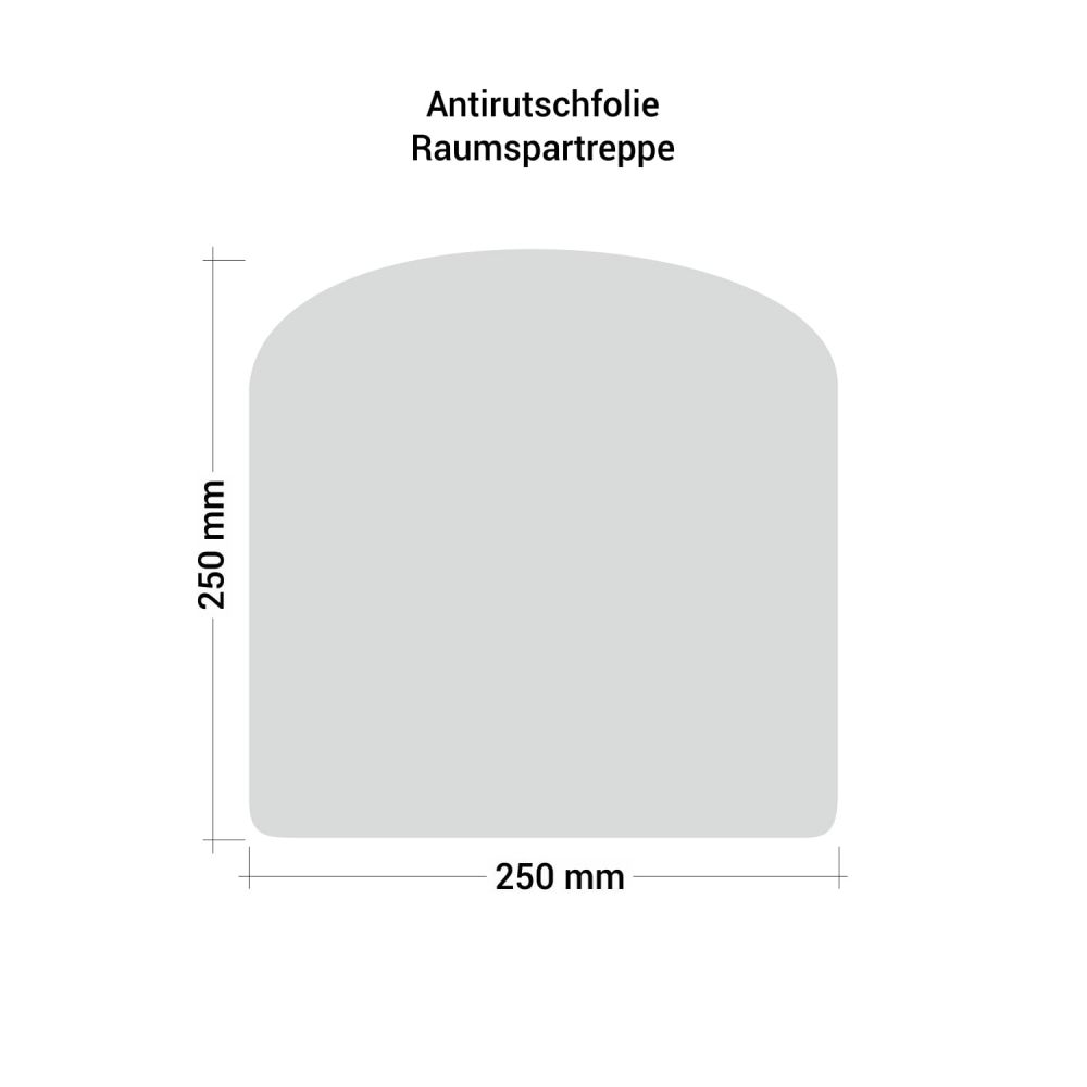 Antirutschfolie Raumspartreppe