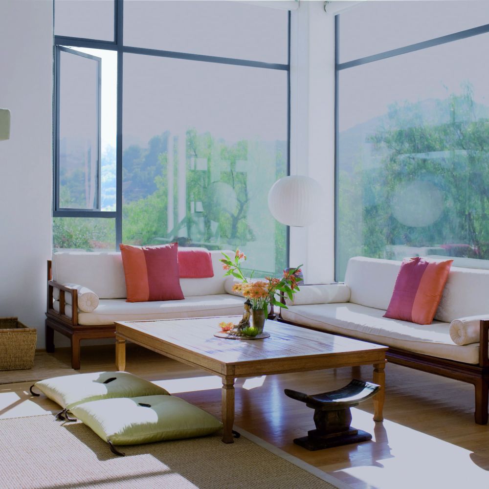 Sonnenschutzfolie SOL-35X silber mittel - 182,4 cm Rollenbreite