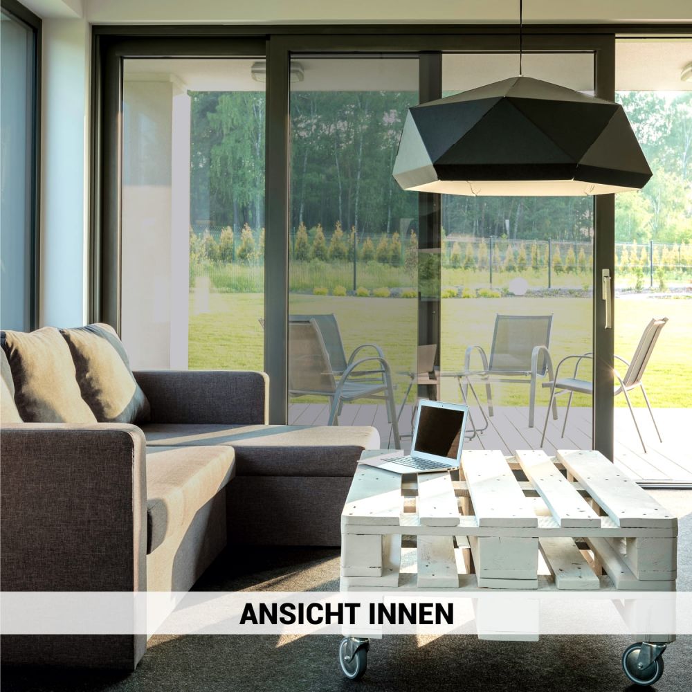 Sonnenschutzfolie außen SOL‑50X silber hell Sonnenschutzfolie außen SOL‑50X silber hell
