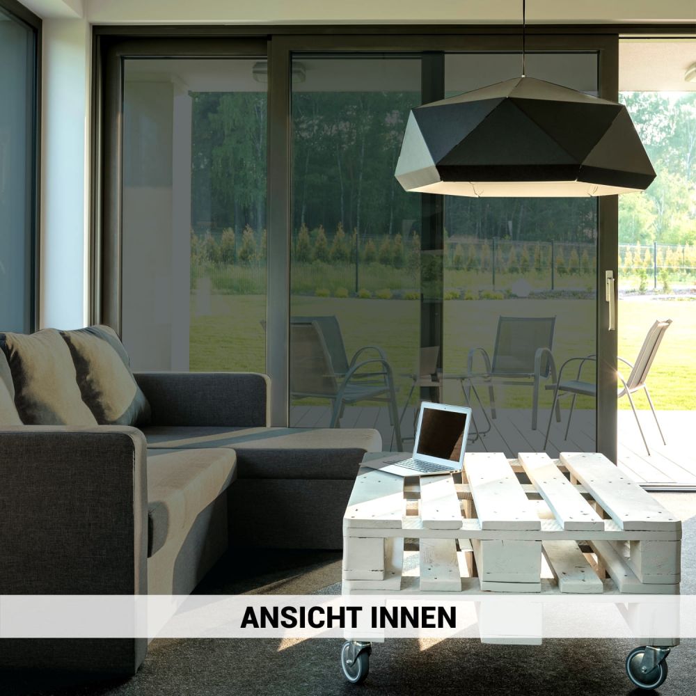 Sonnenschutzfolie außen SOL‑ti20X titan dunkel Sonnenschutzfolie außen SOL‑ti20X titan dunkel