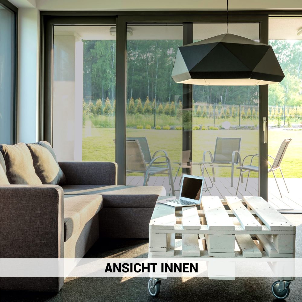 Sonnenschutzfolie SOL-50 silber hell, innen - 30,5 m x 52,0 cm