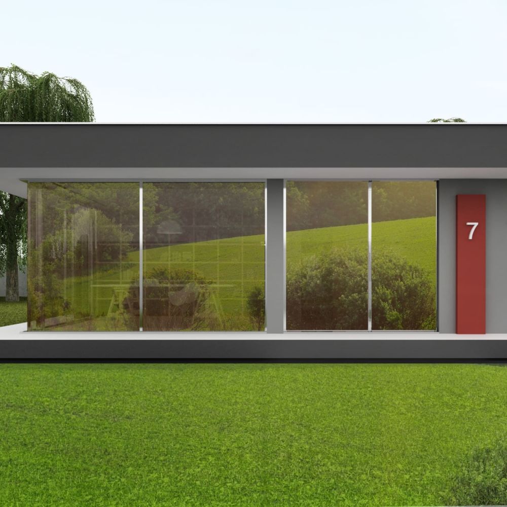 Sonnenschutzfolie außen SOL‑br20X bronze dunkel