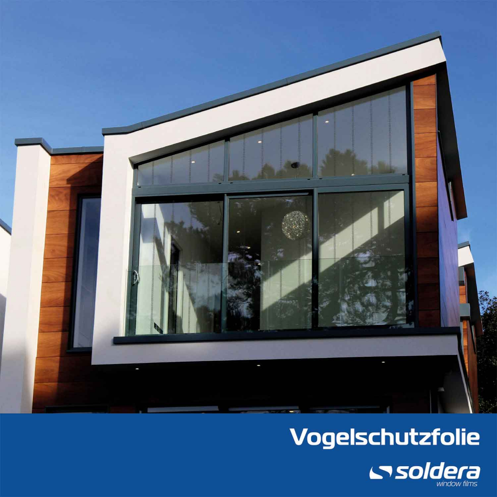 Vogelschutzfolie Set - Kreise - 1 Rolle + Montage Kit