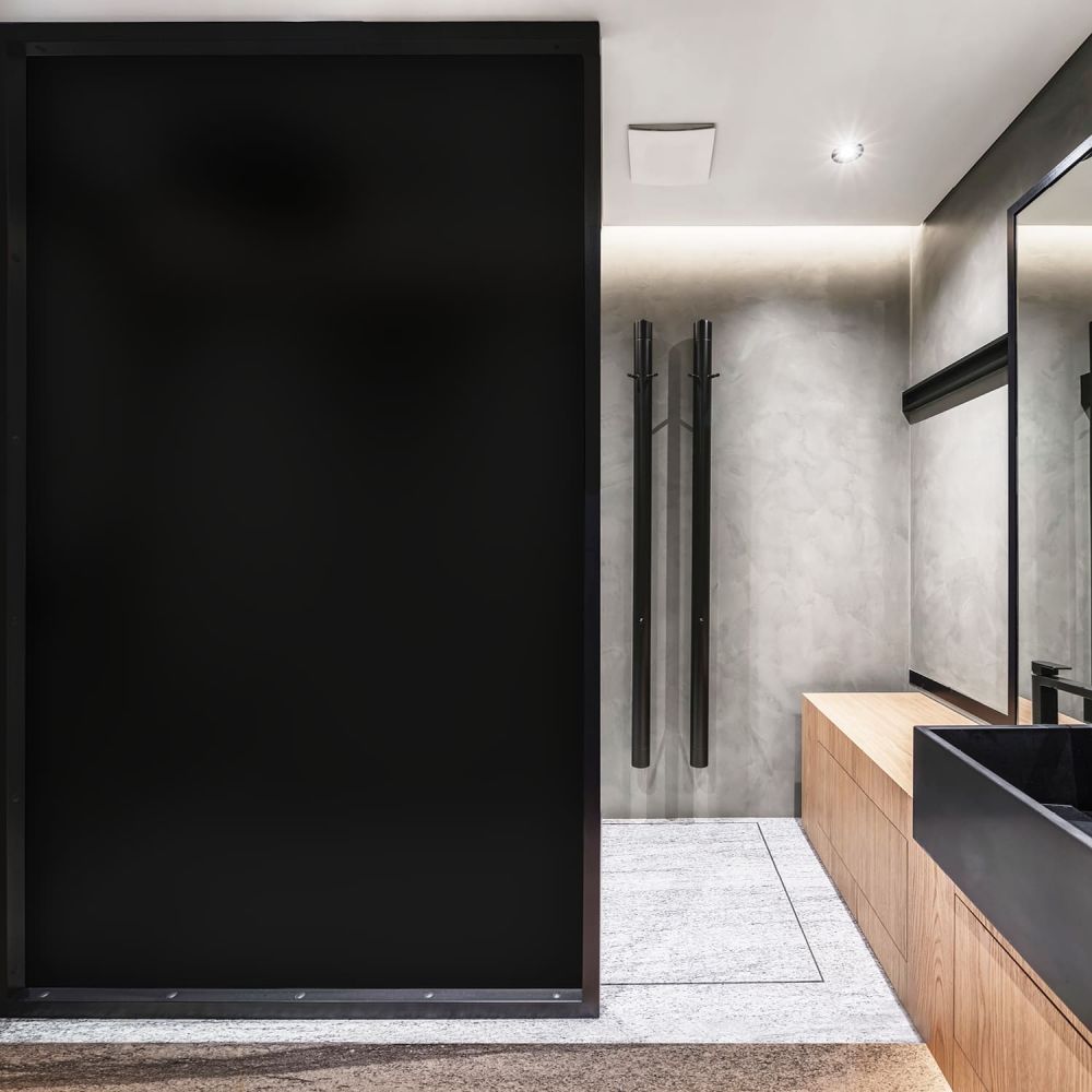 Sichtschutzfolie SOL-BO Schwarz opak