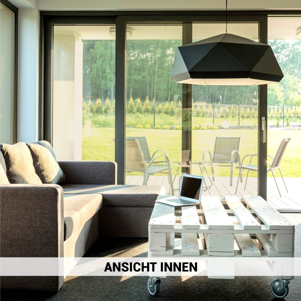 Sonnenschutzfolie innen SOL‑pl50 platin hell Sonnenschutzfolie innen SOL‑pl50 platin hell