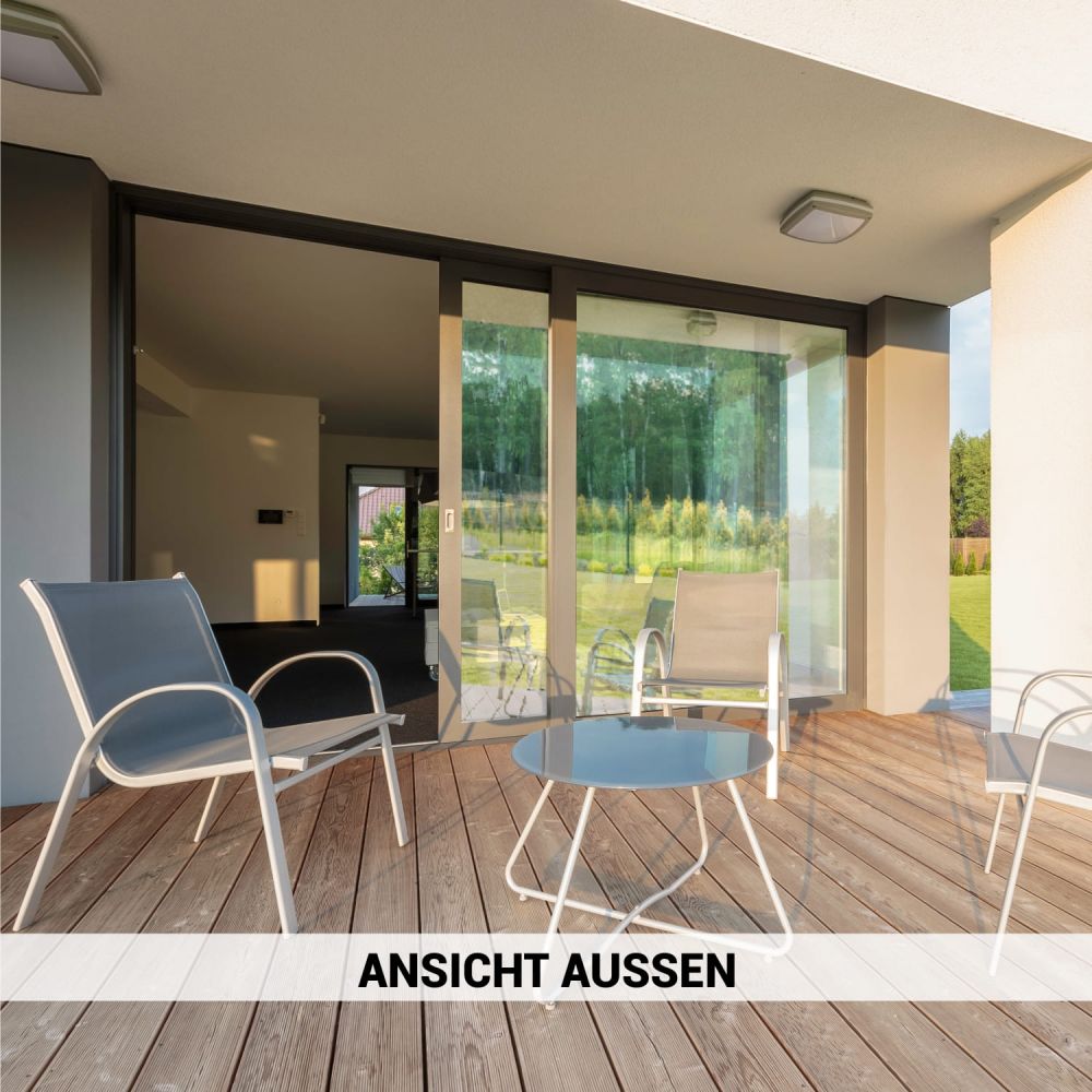 Sonnenschutzfolie außen SOL‑35XC Classic silber mittel Sonnenschutzfolie außen SOL‑35XC Classic silber mittel
