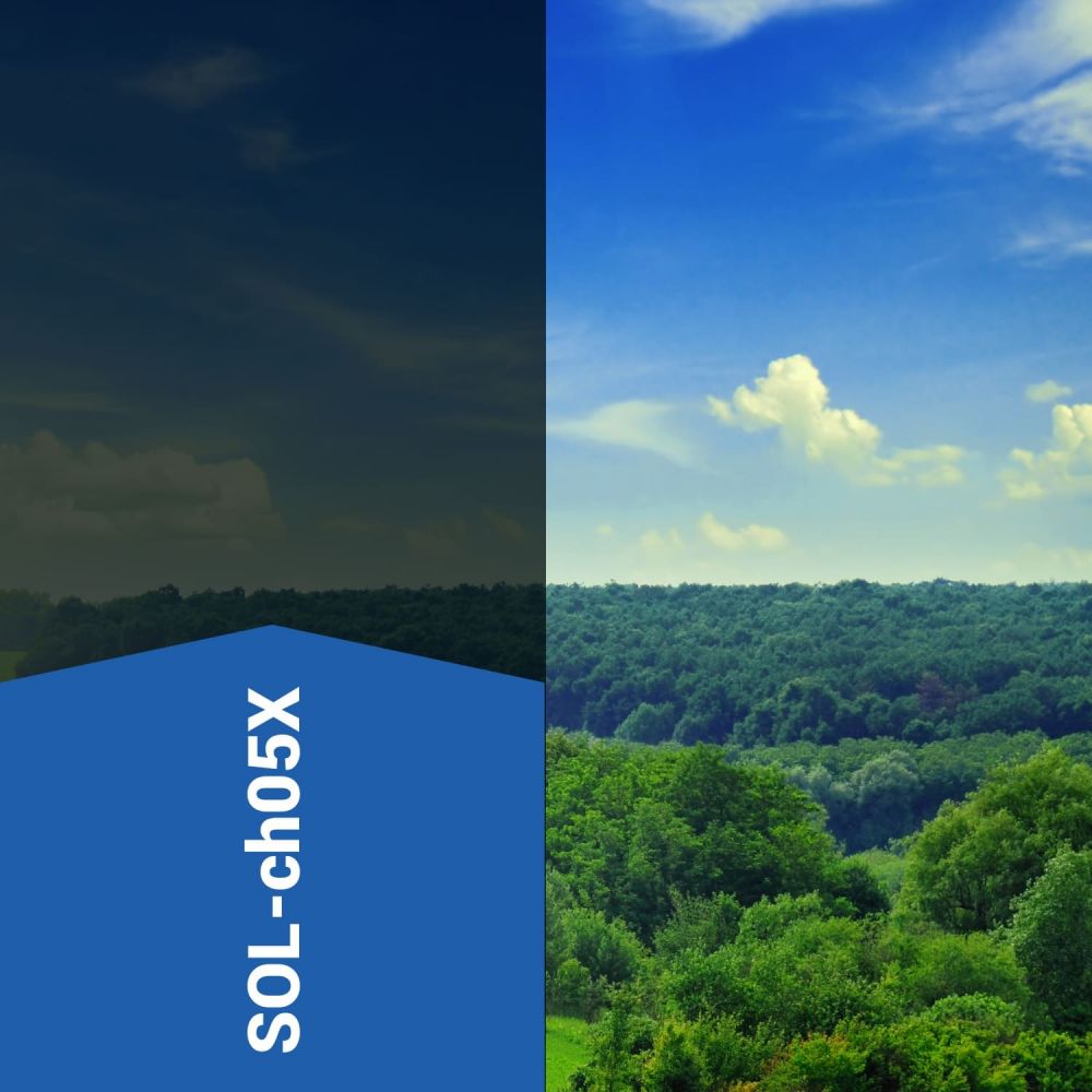 Sonnenschutzfolie außen SOL‑ch05X charcoal Sonnenschutzfolie außen SOL‑ch05X charcoal