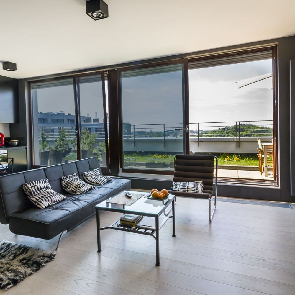 Sonnenschutzfolie außen SOL‑na20X natural dunkel