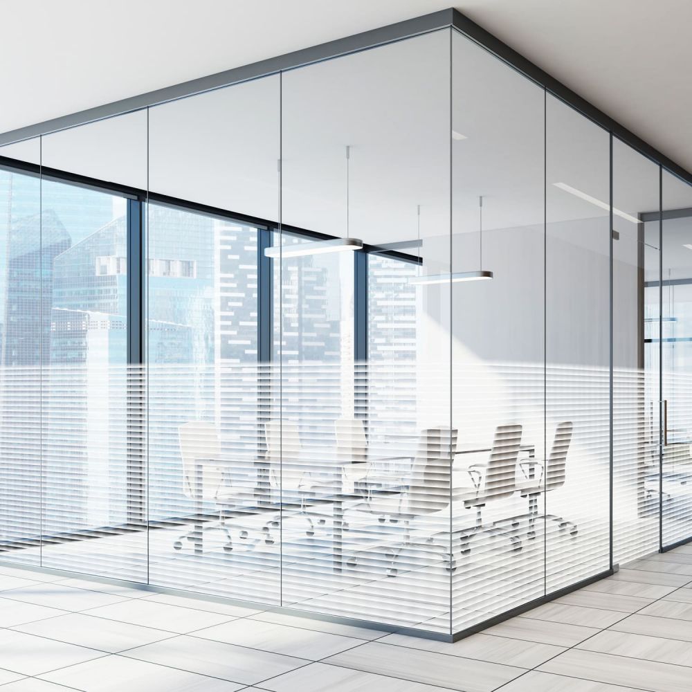 Milchglasfolie SOL-DF10 Jalousien Effekt