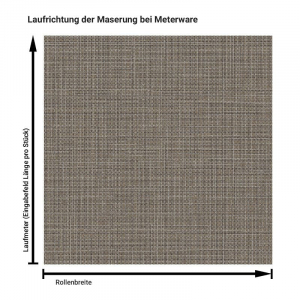 Stoff AF-NE37 Silver & Brown Lined