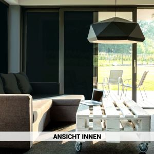 Sonnenschutzfolie außen SOL‑sbX silber black Sonnenschutzfolie außen SOL‑sbX silber black