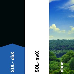 Sonnenschutzfolie außen SOL‑sbX silber black Sonnenschutzfolie außen SOL‑sbX silber black