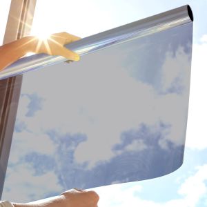 Sonnenschutzfolie SOL-20XP Premium- silber dunkel - 182,4 cm Rollenbreite