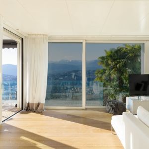 Sonnenschutzfolie außen SOL‑ti35X titan mittel