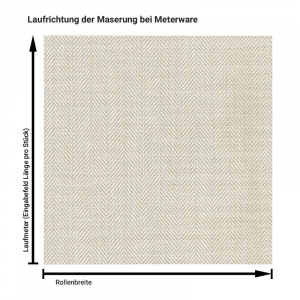 Stoff AF-NG11 Mini Chevron Beige