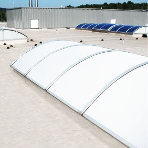 Polycarbonatfolie wei - 25,0 m x 52,0 cm