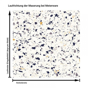 Naturstein AF-NH10 Terrazzo Mixed Blue