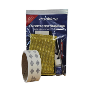 Vogelschutzfolie Set - Raute - 1 Rolle + Montage Kit