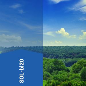 Sonnenschutzfolie innen SOL‑bl20 blau dunkel Sonnenschutzfolie innen SOL‑bl20 blau dunkel