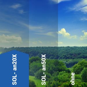 Sonnenschutzfolie außen SOL‑an20X anthrazit dunkel Sonnenschutzfolie außen SOL‑an20X anthrazit dunkel