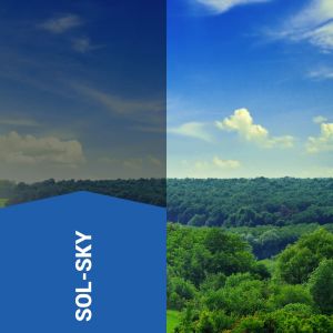 Dachfensterfolie außen SOL‑sky silber dunkel Dachfensterfolie außen SOL‑sky silber dunkel