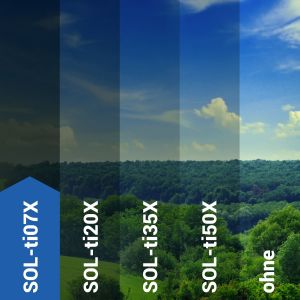 Sonnenschutzfolie außen SOL‑ti07X titan tiefdunkel Sonnenschutzfolie außen SOL‑ti07X titan tiefdunkel