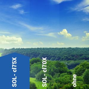 Sonnenschutzfolie außen SOL‑cl75X clearLite