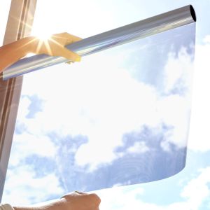 Sonnenschutzfolie außen SOL‑50XP Premium silber hell