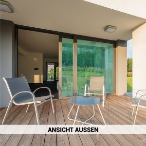 Sonnenschutzfolie außen SOL‑gr20X grün dunkel