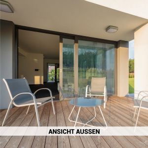 Sonnenschutzfolie außen SOL‑na35X natural mittel