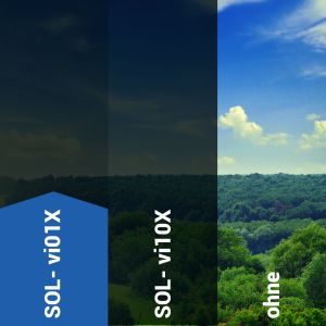 Sonnenschutzfolie außen SOL‑vi01X vista tiefdunkel