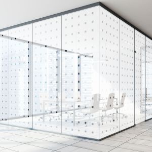 Milchglasfolie SOL-DF01 matte Folie mit Karos