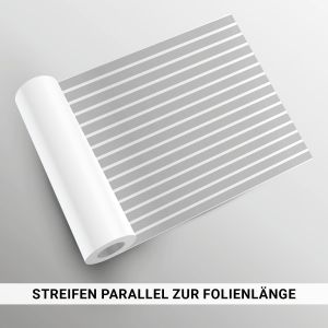 Milchglasfolie SOL-DF02 matte Streifen 18 mm