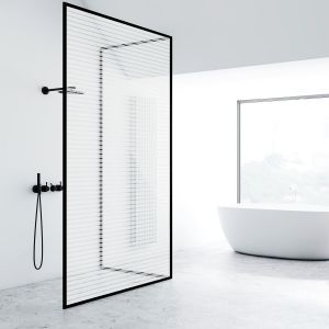 Milchglasfolie SOL-DF12 weiße Streifen 18 mm