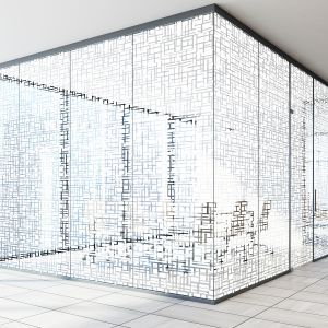 Milchglasfolie SOL-DF13 Geometrie