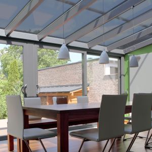 Wintergartenfolie außen SOL‑WGF‑D für Schrägverglasung