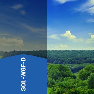 Wintergartenfolie außen SOL‑WGF‑D für Schrägverglasung