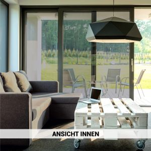 Sonnenschutzfolie statisch SOL‑st50 silber hell, innen Sonnenschutzfolie statisch SOL‑st50 silber hell, innen