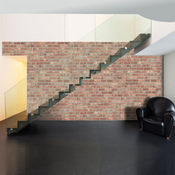 RED BRICKS - Naturstein - Möbel- und Dekorfolie