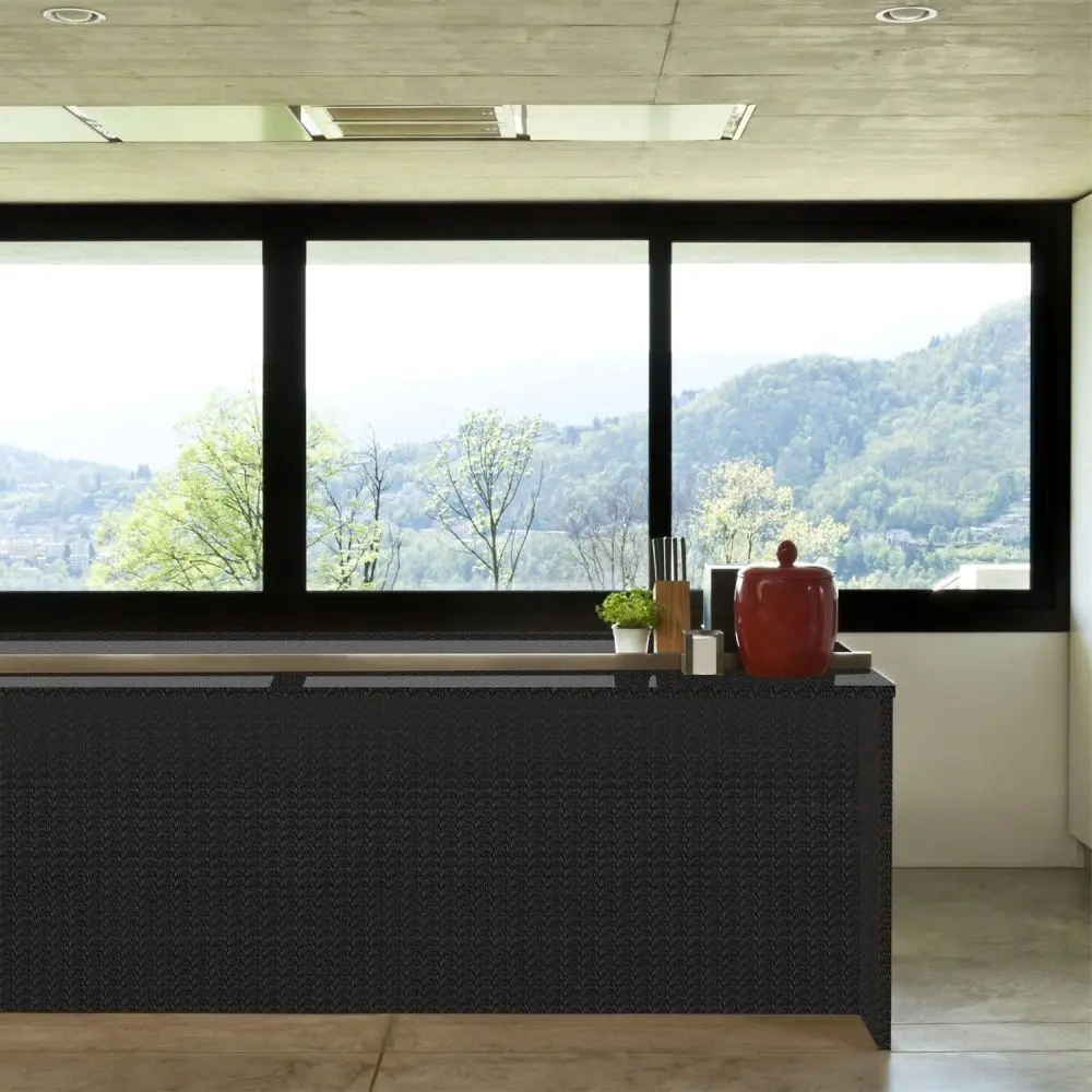 Metall „Black Laser“ – Klebefolie in Metalloptik