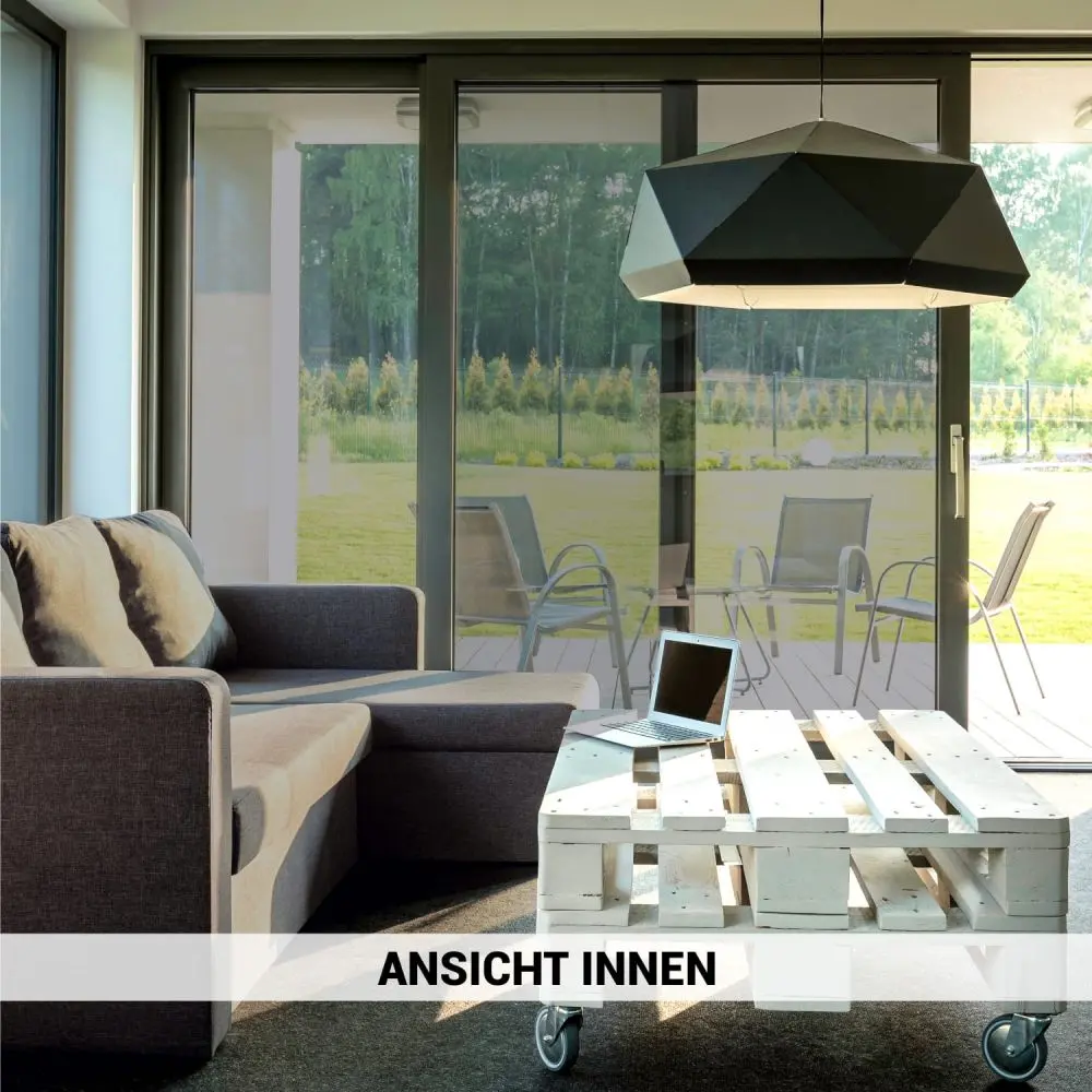 Sonnenschutzfolie innen SOL-35 silber mittel
