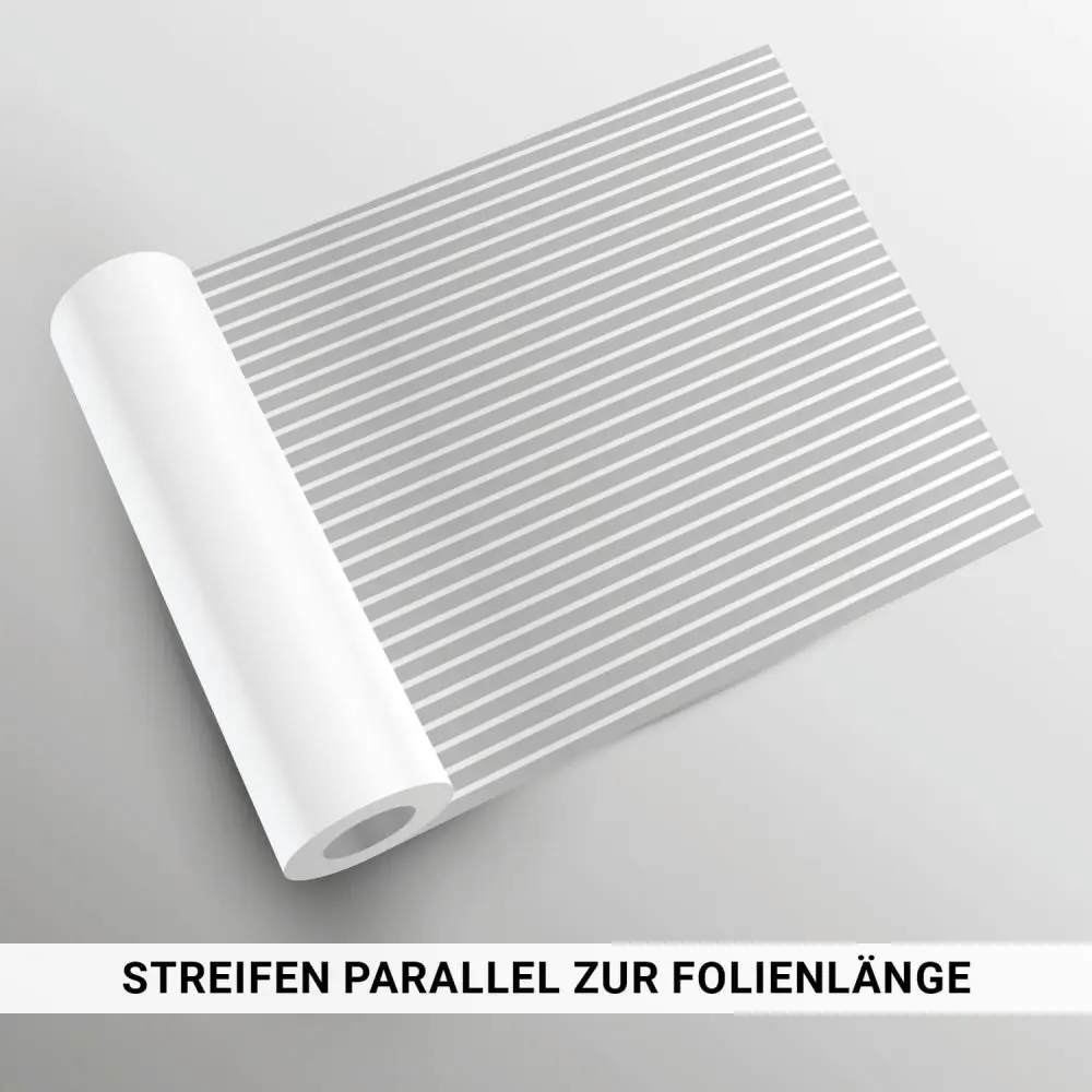 Milchglasfolie SOL-DF11 weiße Streifen 10 mm