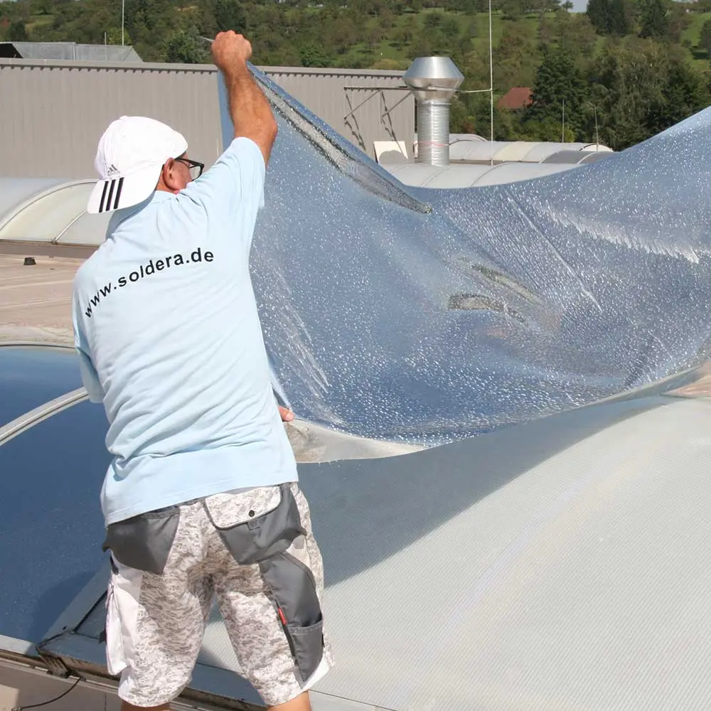 Polycarbonatfolie silber