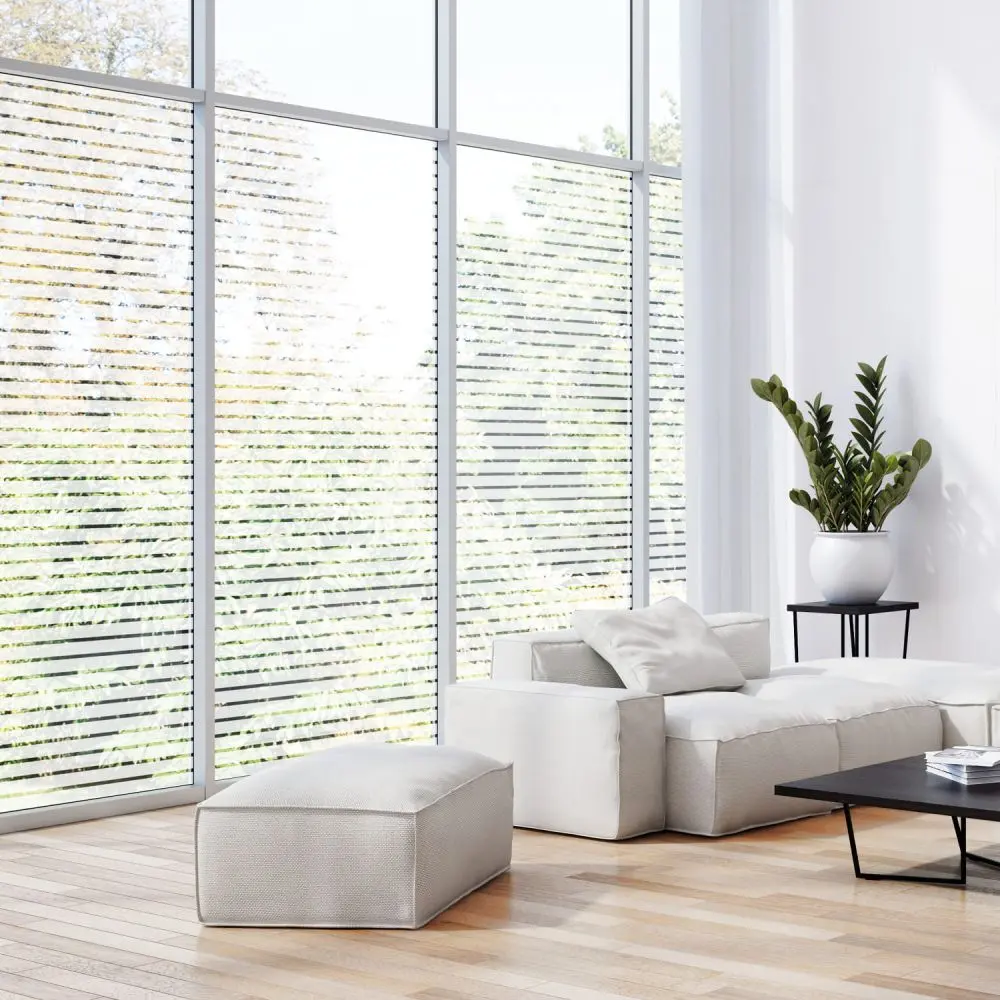 Milchglasfolie SOL-DF03 matte Streifen 35 mm